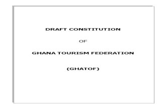 CONSTITUTION of the Ghana Tourism Federation-GHATOF-SPD'NBW-Jean Lukaz Edit-DeC 07-2009