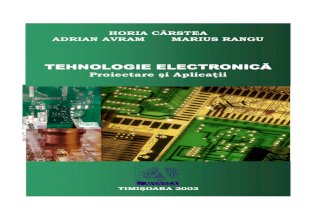 Tehnologie Electronica - Proiectare Si Aplicatii