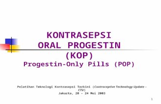 Kontrasepsi Oral Progestin