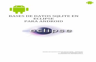 Bases de Datos Sqlite Con Android Eclipse