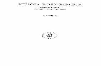 Anti-Judaism and Early Christian Identity a Critique of the Scholarly Consensus (Studia Post-Biblica)