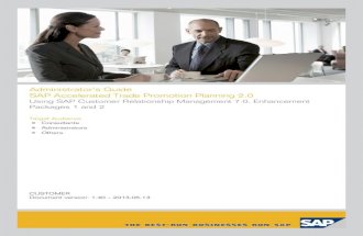 SAP Accelerated TPM Planning 2.0