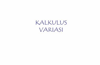 Kalkulus Variasi [Compatibility Mode]