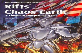 Rifts. .Chaos Earth