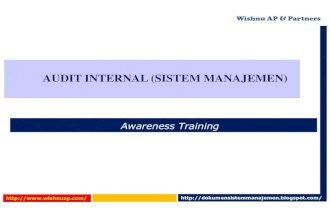 Materi Presentasi Audit Internal