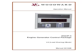 Woodward - Egcp - Operation Manual