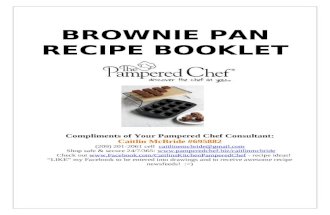 Brownie Pan Recipe Booklet