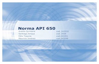 Exposicion Norma API 650