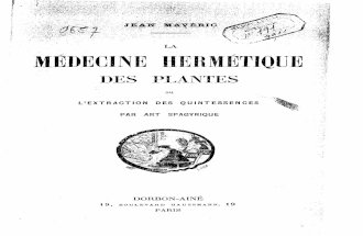Maveric J Medecine Hermetique Des Plantes