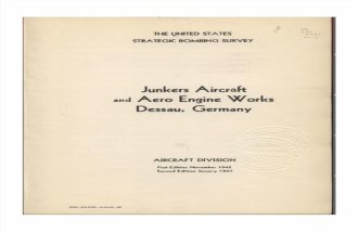 Junkers Aircraft and Aero Engine Works, Dessau, Germany