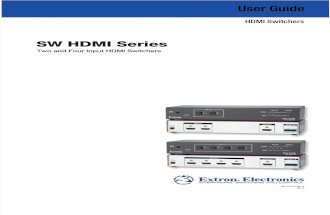 A116. Extron SW HDMI Series