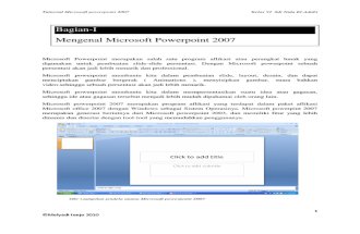 33641964 Modul Microsoft Powerpoint 2007 Untuk SD Kelas vI