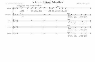 Lion King Medley (SATB)