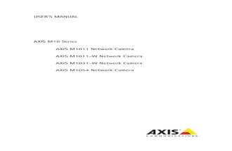 Manual Usuario AXIS Serie m10