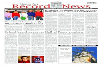 June 13 2013 Mount Ayr Record-News