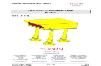 THORN PAPI Lights Maintenance Manual