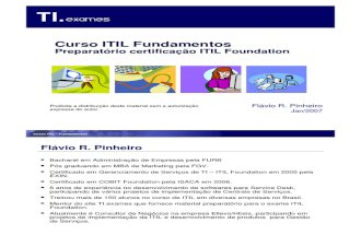 Curso Completo TI Exames - ITIL Foundation