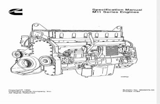 3666076 Specifications Manual m11 Series Engines