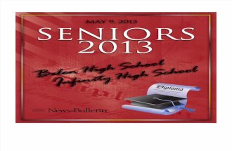Seniors 2013: Belen High School & Infinity High School