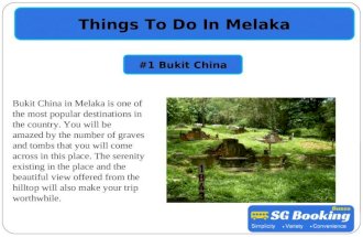 Things to do in melaka 1