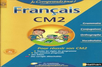 Français CM2-Grammaire-Conjugaison-Orthographe-Vocabulaire