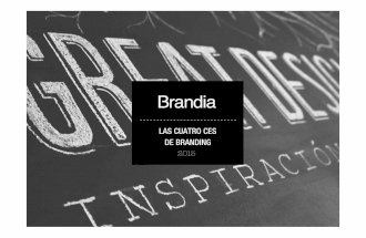 Brandia presenta las 4 Ces del Branding