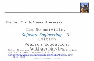 Ian Sommerville,  Software Engineering, 9th Edition Ch2