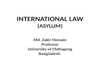 Asylum - International Law