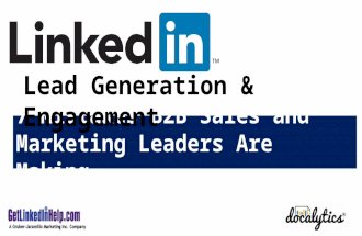 7 LinkedIn Lead Generation & Engagement Mistakes
