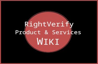 Right Verify - Online Review Portal