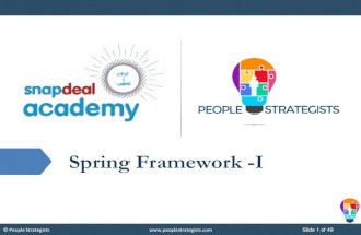 Spring Framework -I