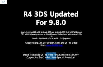 R4 3DS 9.8.0 update