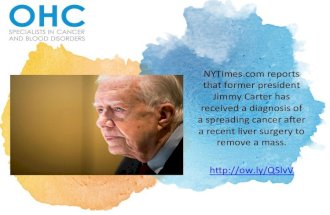 OHC - Jimmy Carter Cancer Diagnosis