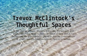 Trevor McClintock's Thoughtful Spaces