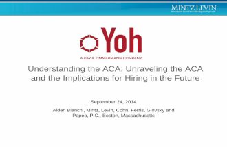 RECORDED WEBINAR: UNRAVELING THE ACA AND THE IMPLICATIONS FOR THE FUTURE WORKFORCE