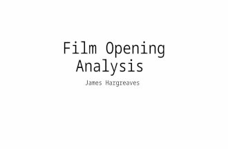 Film openings analysis