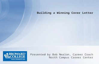 Building a Winning Cover Letter Presentation