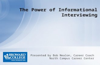 The Power of Informational Interviewing
