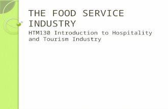 2015 HTM130 topic 5 the food service industry