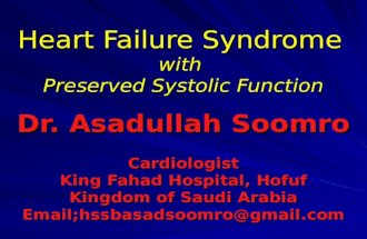 Heart failure syndrome1