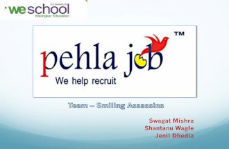 Pehla job welingkar institute of mangement smiling_assassins