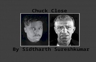 Photographer - Chuck Close