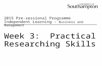 B ug week 3 research skills 2015 business