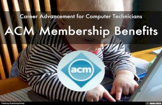 ACM Membership Benefits