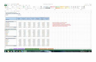 Excel Project SnapShots