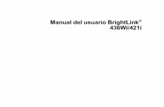 Manual Epson Brightlink 421i