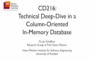 Sap technical deep dive in a column oriented in memory database