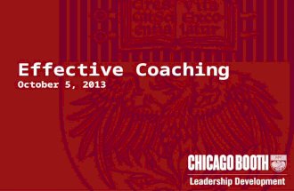 First Principals Effective Coaching