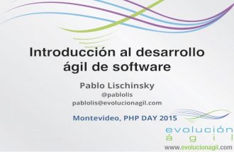 Introducción al desarrollo ágil de software en PHP DAY 2015