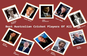 Best Australian Cricket Players Of All Time